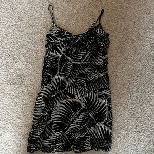 Black and white dress